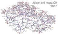 Železniční mapa České republiky 2009/2010